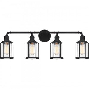 Quoizel LUD8634EK Ludlow Bath 4 light earth black Bath Light