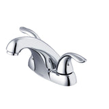 Gerber G0043010BN Brushed Nickel Viper Two Handle Centerset Lavatory Faucet W/ 50/50 ...