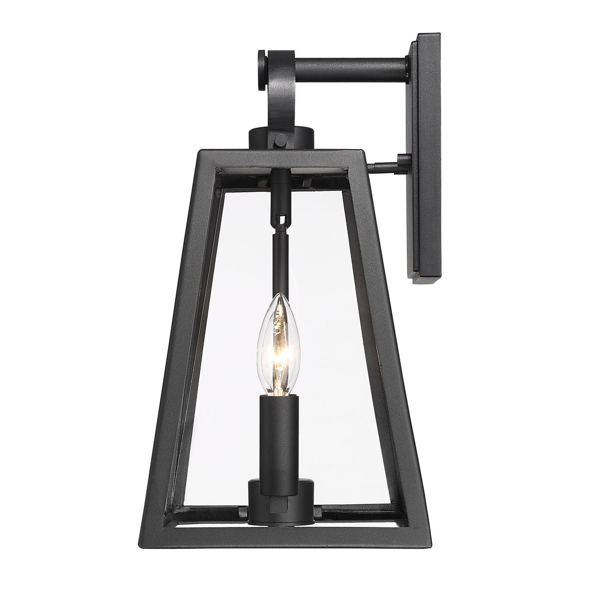 Lautner Natural Black Wall Sconce - Outdoor