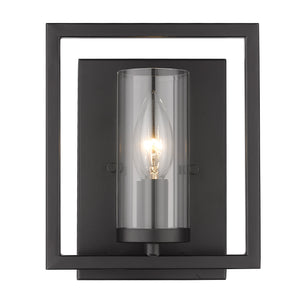 Marco 1 Light Wall Sconce in Matte Black