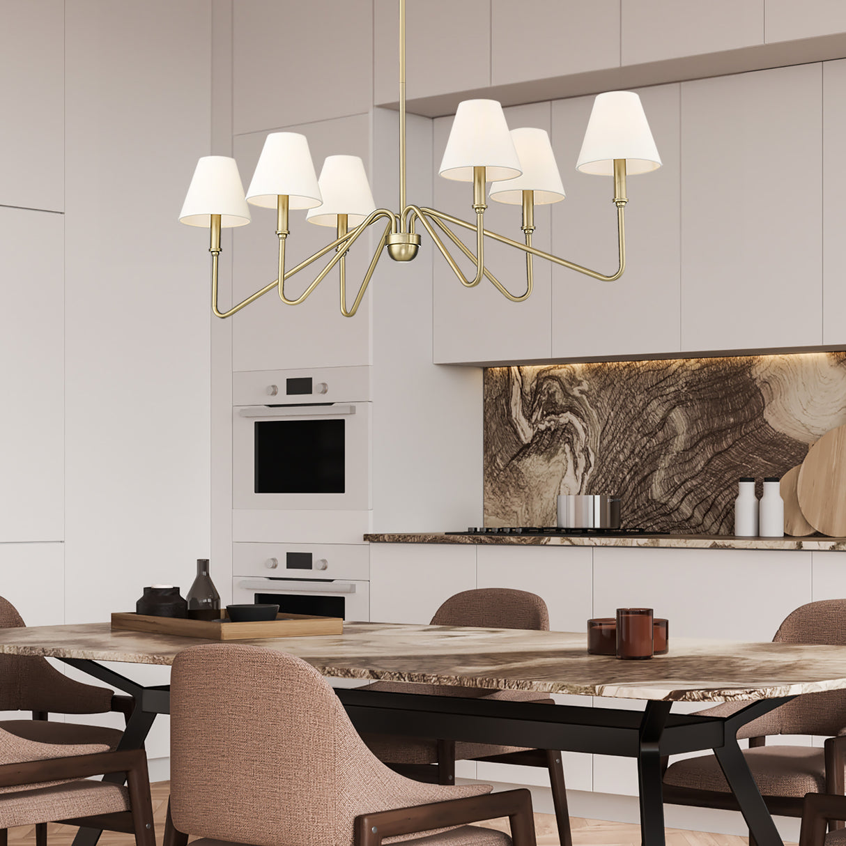 Kennedy BCB Brushed Champagne Bronze Linear Pendant