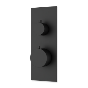 Artos Otella Thermostat with 3-Way Diverter & Off Position Linear Trim Kit Matte Black – F903B-63TKBK
