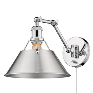 Orwell CH Articulating 1 Light Wall Sconce with Pewter Shade