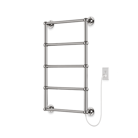 Artos Empire 36" x 22" Plug-In Heated Towel Rail Brushed Nickel – TEM09255P-BN