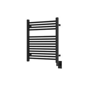 Artos Denby 27" x 24" Hardwired Heated Towel Rail Matte Black – M06860W-BK