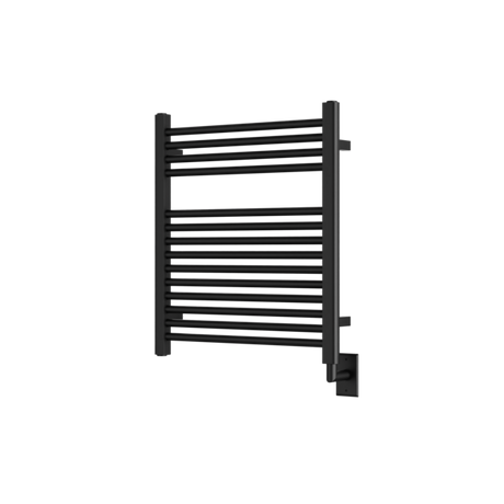 Artos Denby 27" x 24" Hardwired Heated Towel Rail Matte Black – M06860W-BK