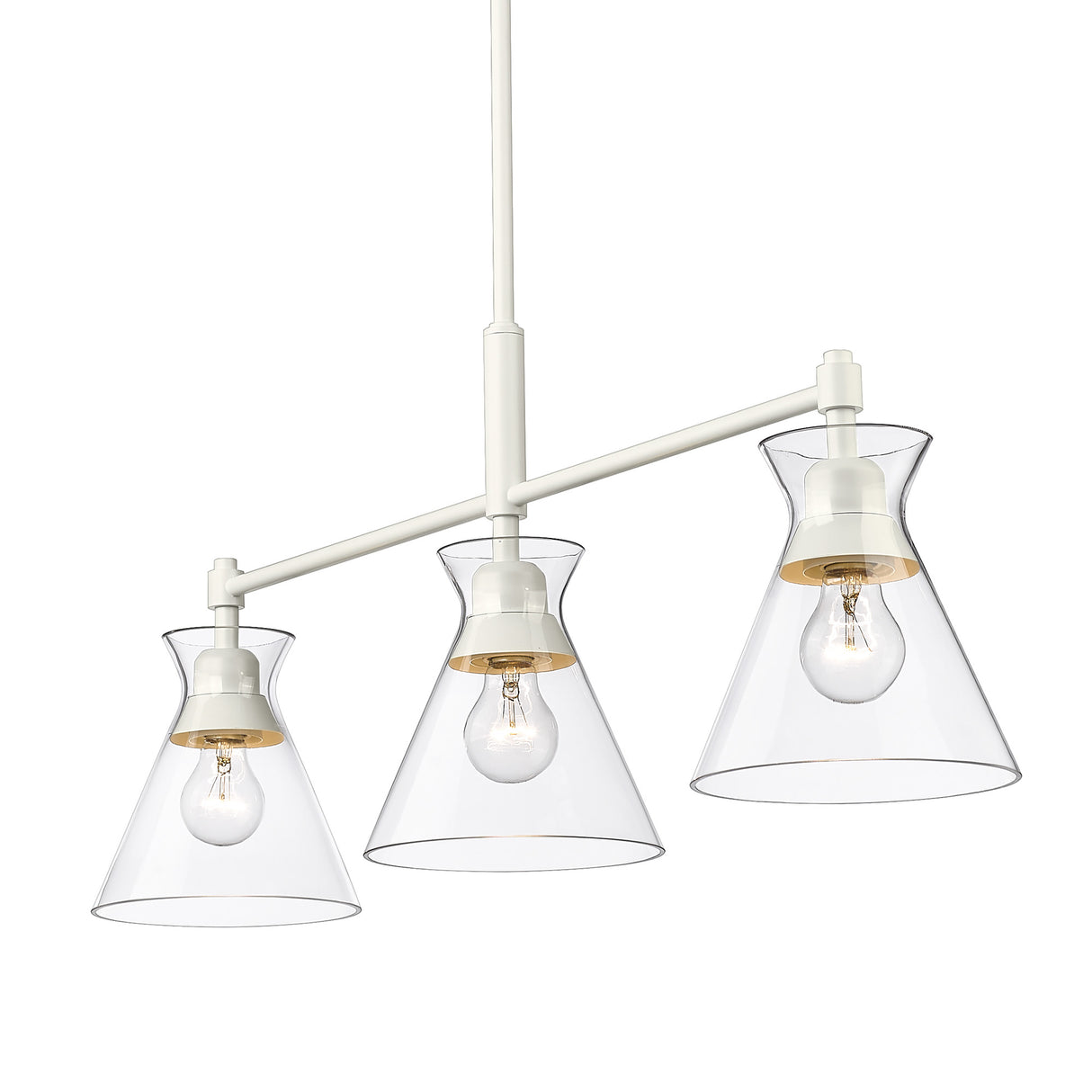 Malta WHT Matte White Linear Pendant