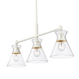Malta WHT Matte White Linear Pendant