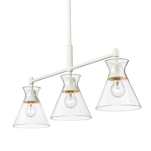 Malta WHT Matte White Linear Pendant
