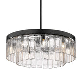 Ciara BLK Matte Black 9 Light Chandelier