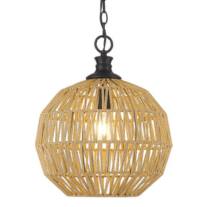 Florence Medium Pendant in Matte Black