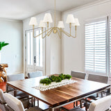 Kennedy BCB Brushed Champagne Bronze 6 Light Chandelier