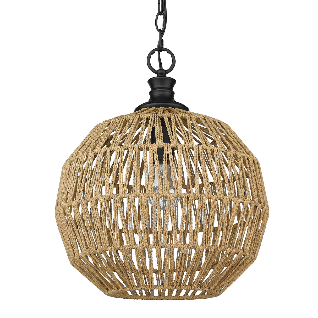 Florence Medium Pendant in Matte Black