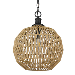 Florence Medium Pendant in Matte Black