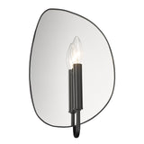 Tessa 1 Light Wall Sconce in Matte Black
