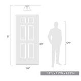 Penn Flush Mount in Matte Black with Clear Glass Shade