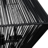 Valentina NB Natural Black 3 Light Pendant - Outdoor