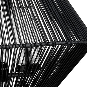 Valentina NB Natural Black 3 Light Pendant - Outdoor
