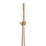 Artos Opera Flexible Hose Hand Shower Kit on Pivoting Hook Satin Brass – F907-110SB