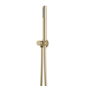 Artos Opera Flexible Hose Hand Shower Kit on Pivoting Hook Satin Brass
