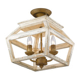 Haiden Semi-Flush in Burnished Chestnut