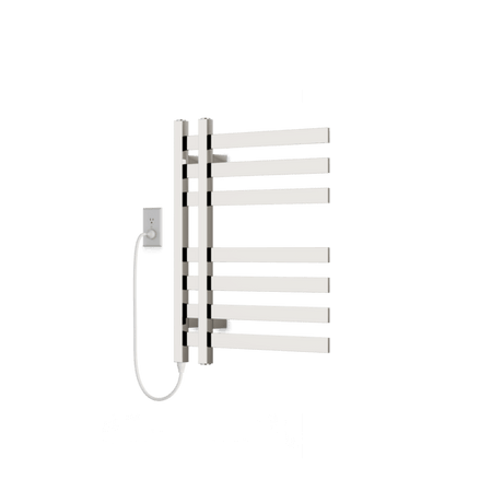 Artos Lioni 27" x 20" Plug-In Heated Towel Rail Polished Nickel – MS06950P-PN