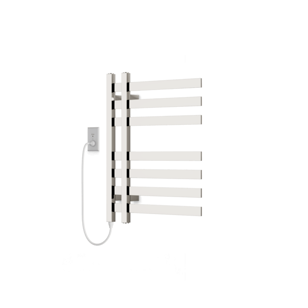Artos Lioni 27" x 20" Plug-In Heated Towel Rail Polished Nickel – MS06950P-PN