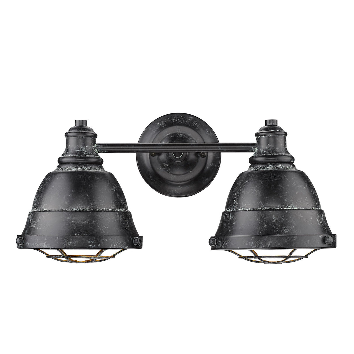 Bartlett BP 2 Light Bath Vanity in Black Patina