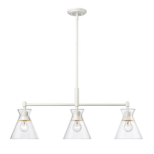 Malta WHT Matte White Linear Pendant