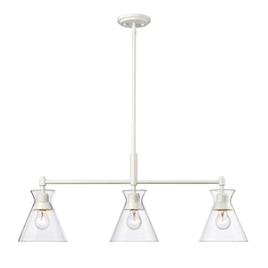 Malta WHT Matte White Linear Pendant