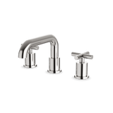 Artos Opera 8" Widespread Bathroom Faucet With Low Spout & Cross Handles Brushed Nickel – FS314BN