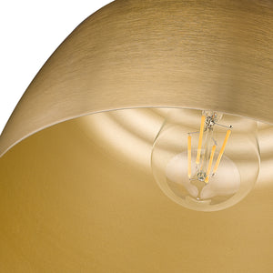 Holmes MBG Flush Mount in Modern Brushed Gold