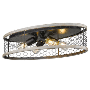 Bailey 24" Flush Mount in Matte Black
