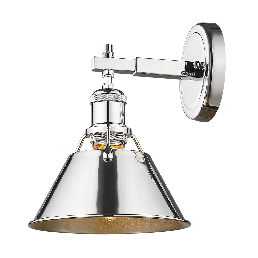 Orwell CH 1 Light Bath Vanity in Chrome with Chrome Shade