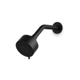 Artos Opera Multifunction Shower Head on Angled Arm Matte Black – F907-43BK