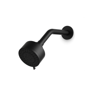 Artos Opera Multifunction Shower Head on Angled Arm Matte Black