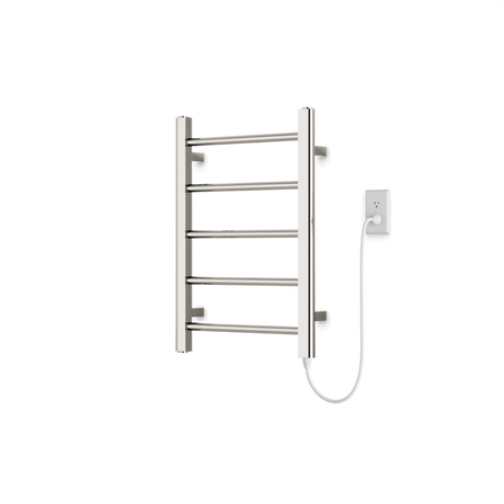 Artos Ryton 26" x 18" Plug-In Heated Towel Rail Polished Nickel – MR06545P-PN