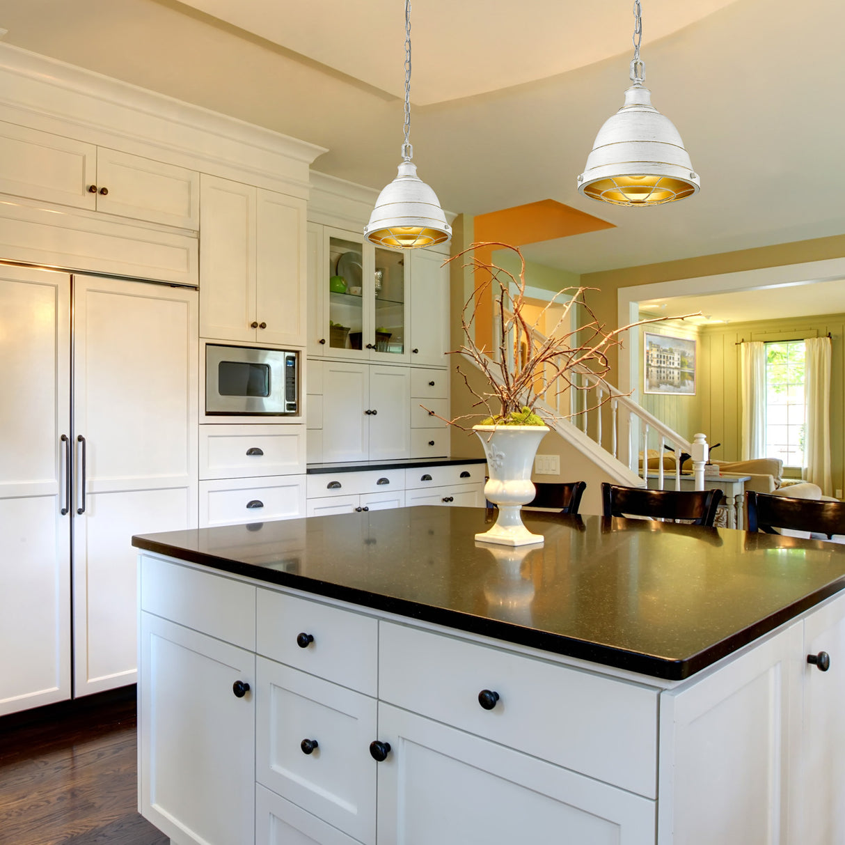 Bartlett Small Pendant in French White
