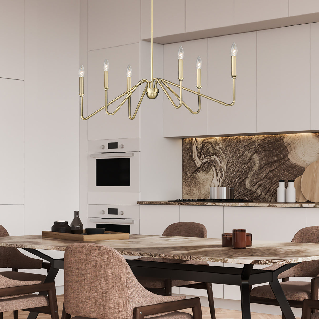 Kennedy BCB Brushed Champagne Bronze Linear Pendant