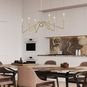 Kennedy BCB Brushed Champagne Bronze Linear Pendant