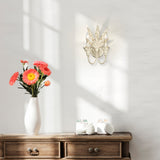 Lillianne Antique Ivory 2 Light Wall Sconce