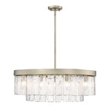 Ciara WG White Gold 9 Light Chandelier