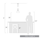 Holmes Mini Pendant in Rubbed Bronze