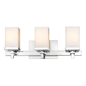 Maddox 3 Light Bath Vanity in Chrome