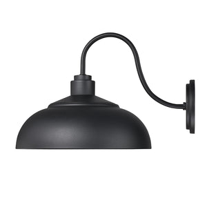 Levitt Natural Black Large Wall Sconce - Outdoor