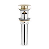Artos Pop-Up Drain with Overflow Satin Brass – F910-12SB