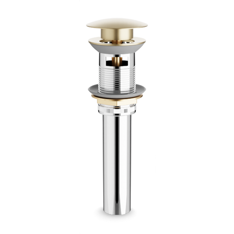 Artos Pop-Up Drain with Overflow Satin Brass – F910-12SB