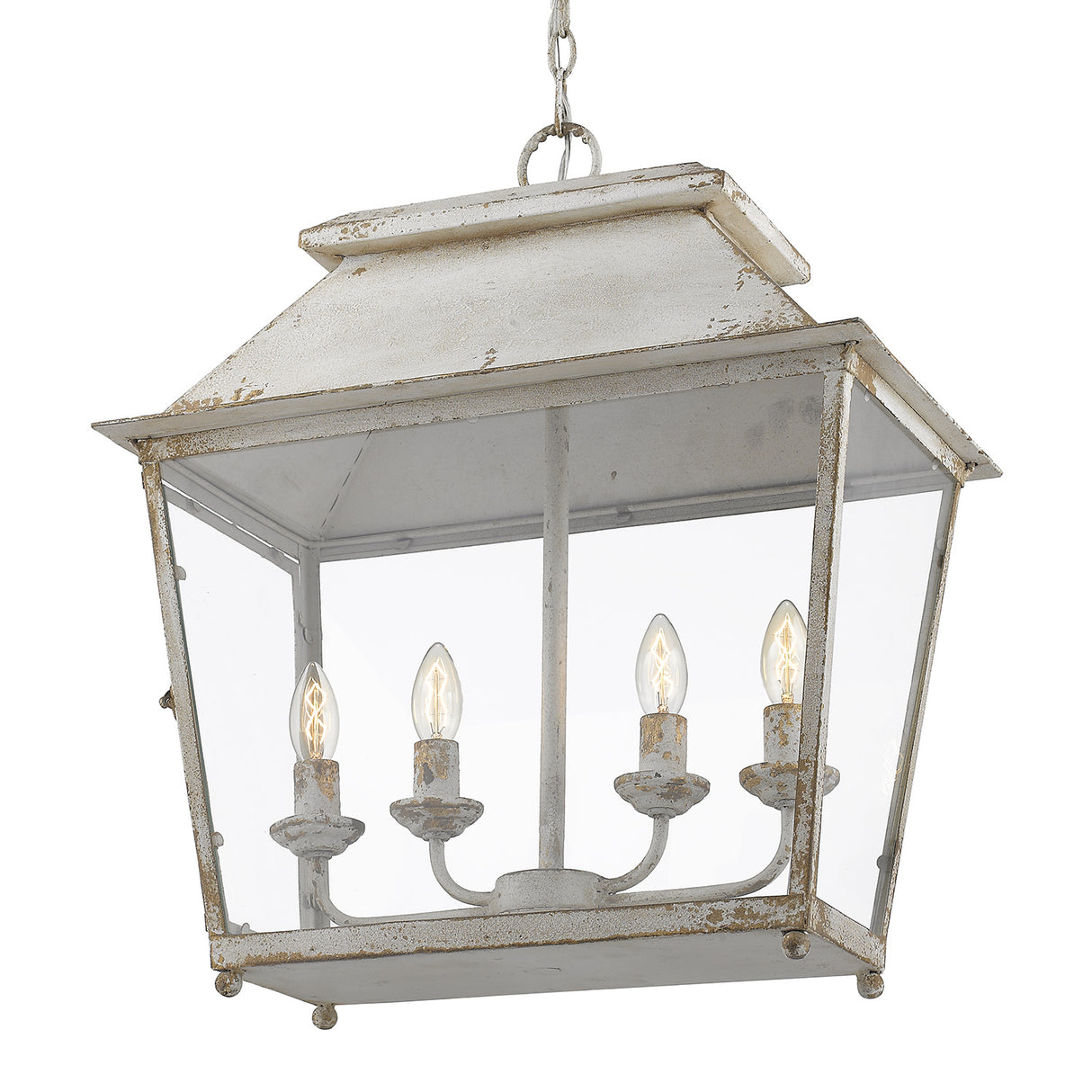 Abingdon 4-Light Pendant in Antique Ivory