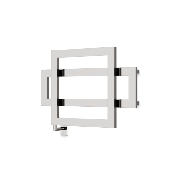 Artos Cadiz 23.5" x 35.5" Hardwired Heated Towel Rail Brushed Nickel – C06090W-BN
