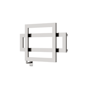 Artos Cadiz 23.5" x 35.5" Hardwired Heated Towel Rail Brushed Nickel – C06090W-BN